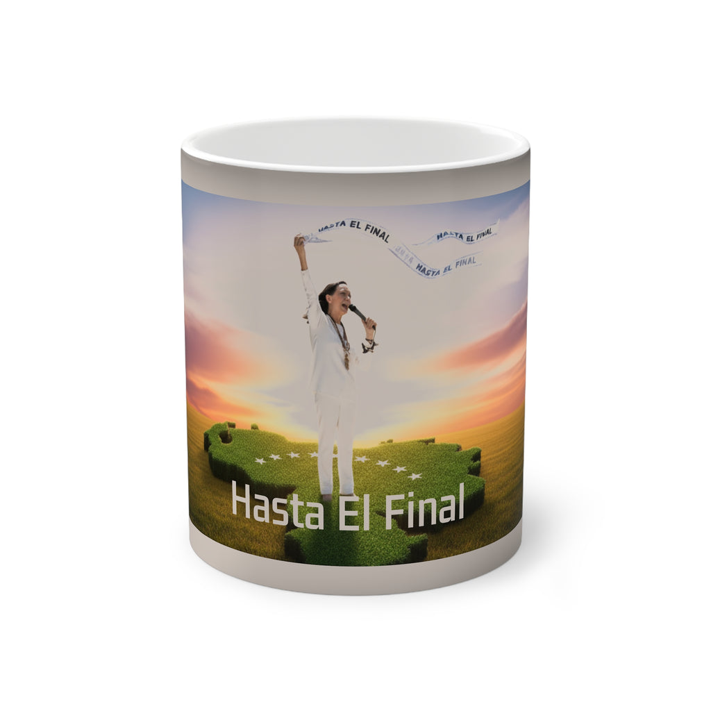 Taza que cambia color - inspirada en - "Hasta El Final", Venezuela Renace!