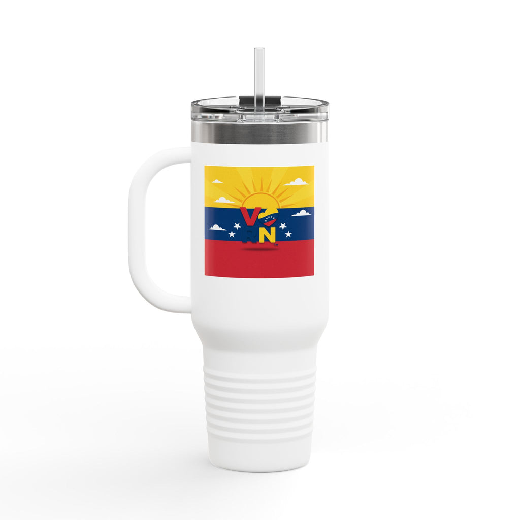 Venezuelan Pride Insulated Travel Mug, 40oz | Perfect for Coffee Lovers, Gifts, Travel Accessories, or Celebrations